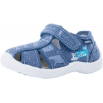 221086-11 синий туфли летние малодетские текстиль