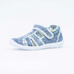 421035-13 синий туфли летние дошкольные текстиль