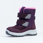454062-42 фиолетовый ботинки школьные комбинирован.