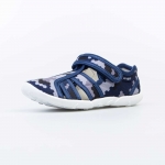 421081-11 синий туфли летние дошкольные текстиль