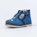031077-21 синий туфли ясельные текстиль