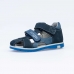 422059-21 синий туфли летние дошкольные нат. кожа
